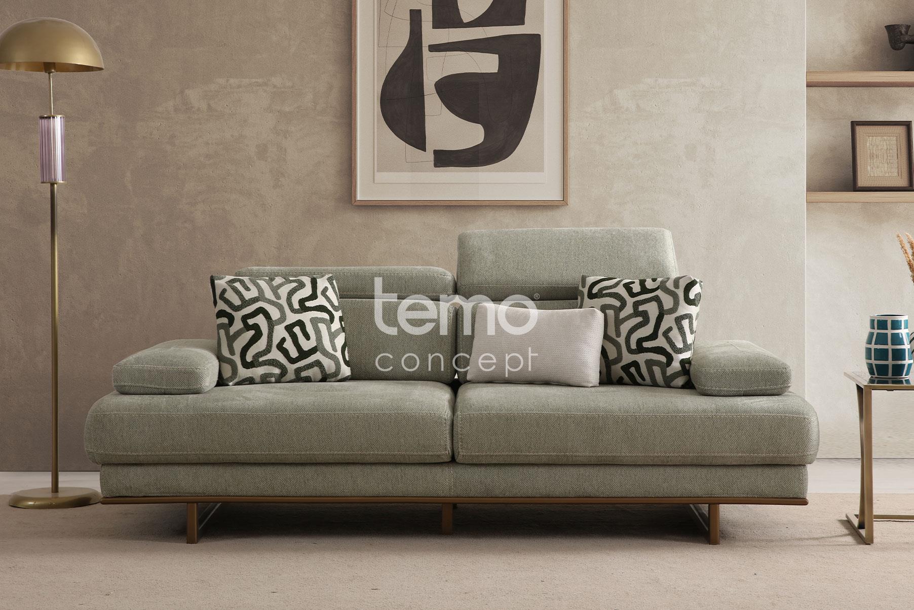 Saray Mekanizmalı Üçlü Koltuk