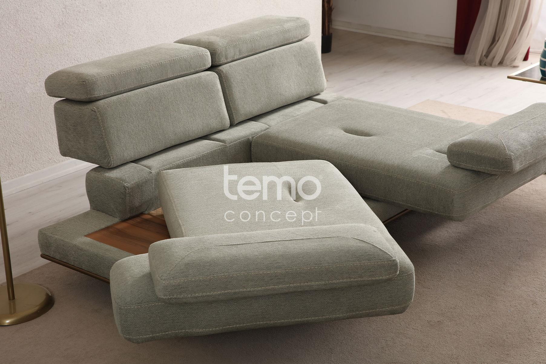 Saray Mekanizmalı Üçlü Koltuk