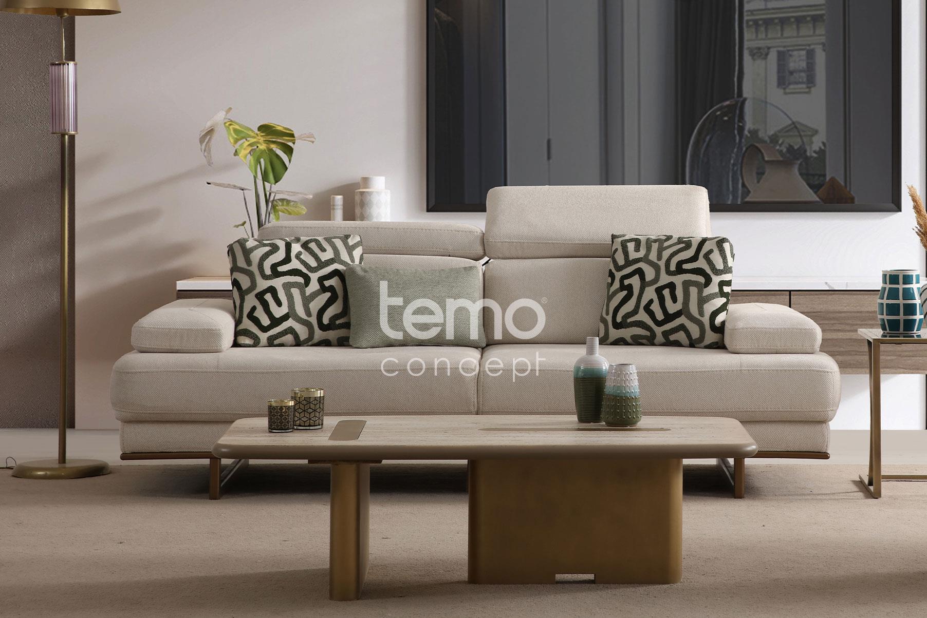 Saray Sabit Üçlü Koltuk