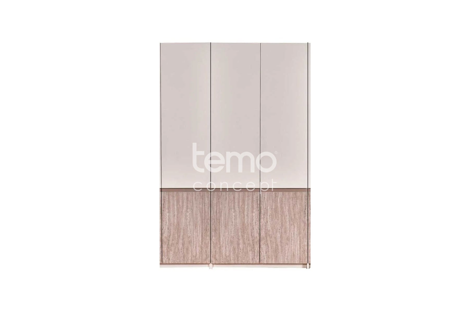 Travina 3'lü Panel Kapak Dolap