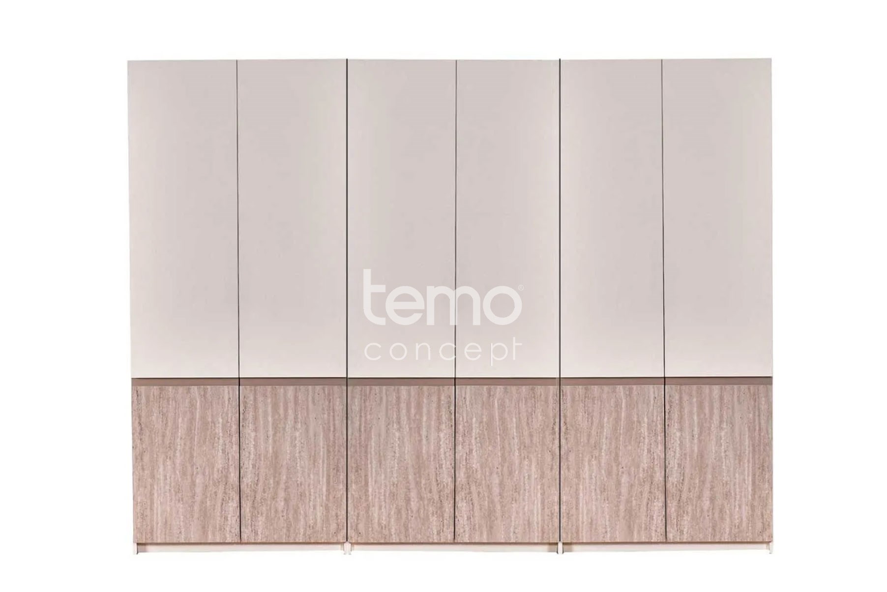 Travina 6'lı Panel Kapak Dolap