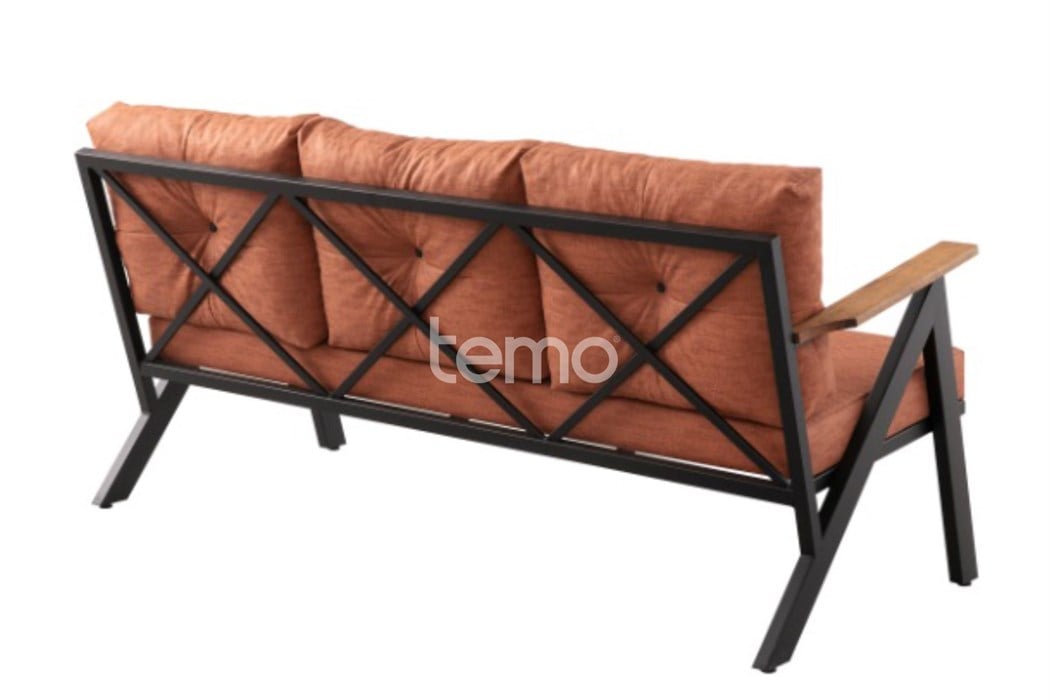 VEGA BAHÇE MOBİLYASI ÜÇLÜ KOLTUK