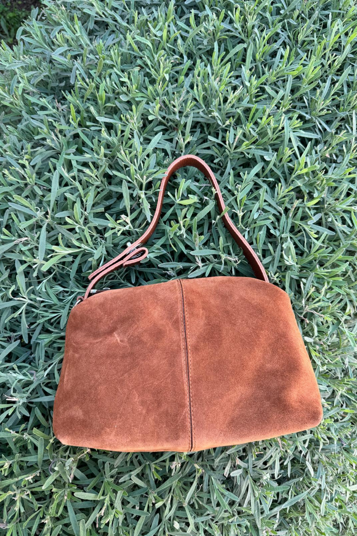 Gerçek Süet Deri Postacı Model Çanta Taba