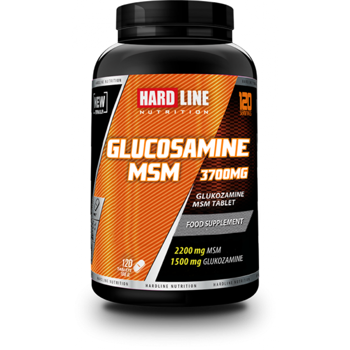 Hardline Glucosamine Msm 120 Tablet