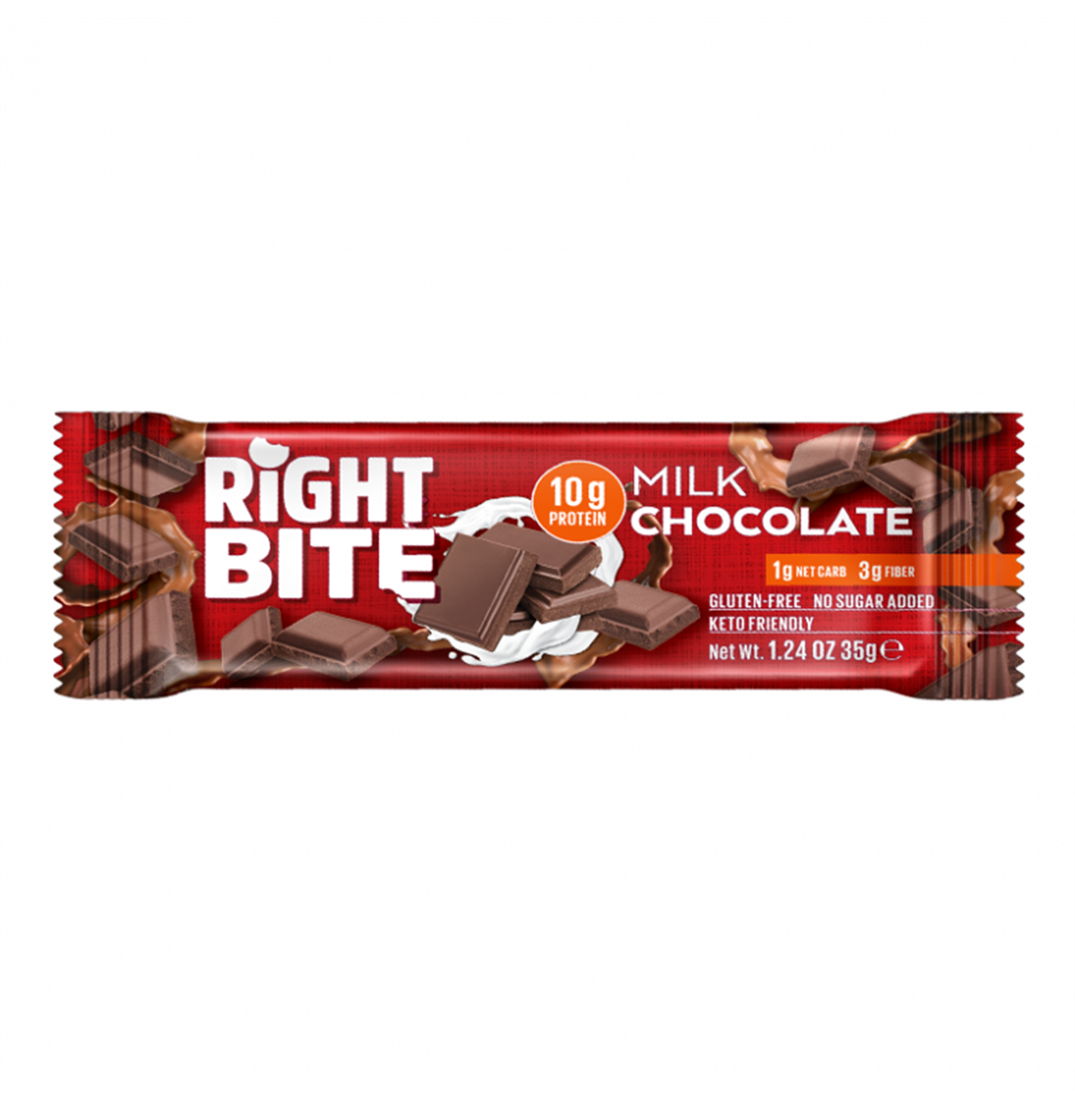 Right Bite Protein Chocolate Milk Chocolate 16 Adet x 35 Gram