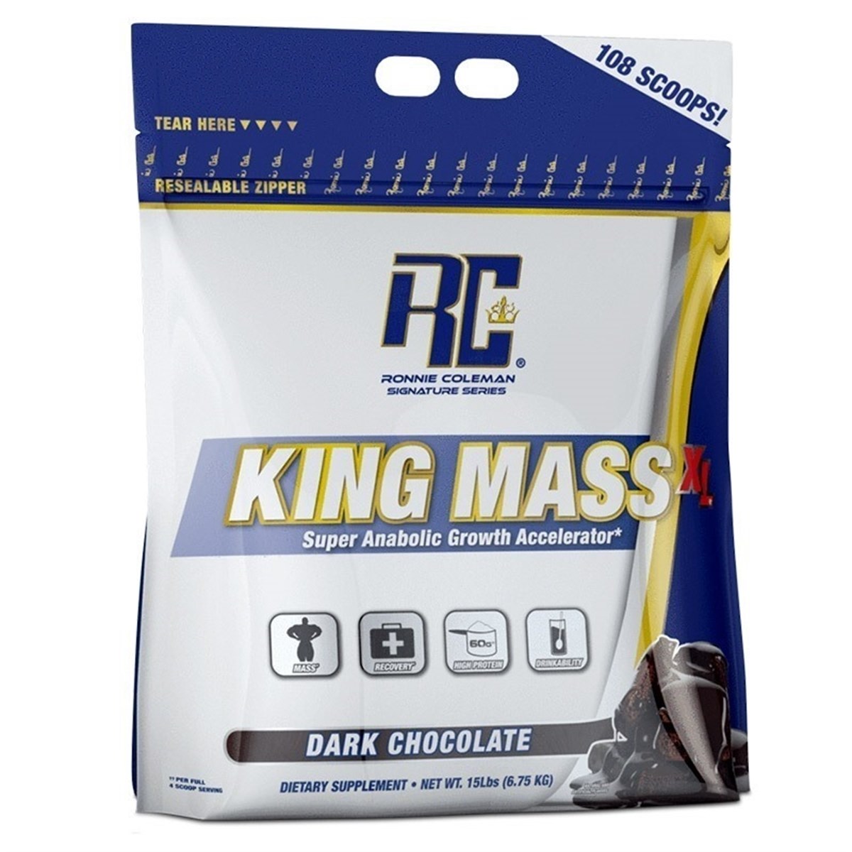 Ronnie Coleman Signature Series King Mass XL 6750 Gr Bitter Çikolata