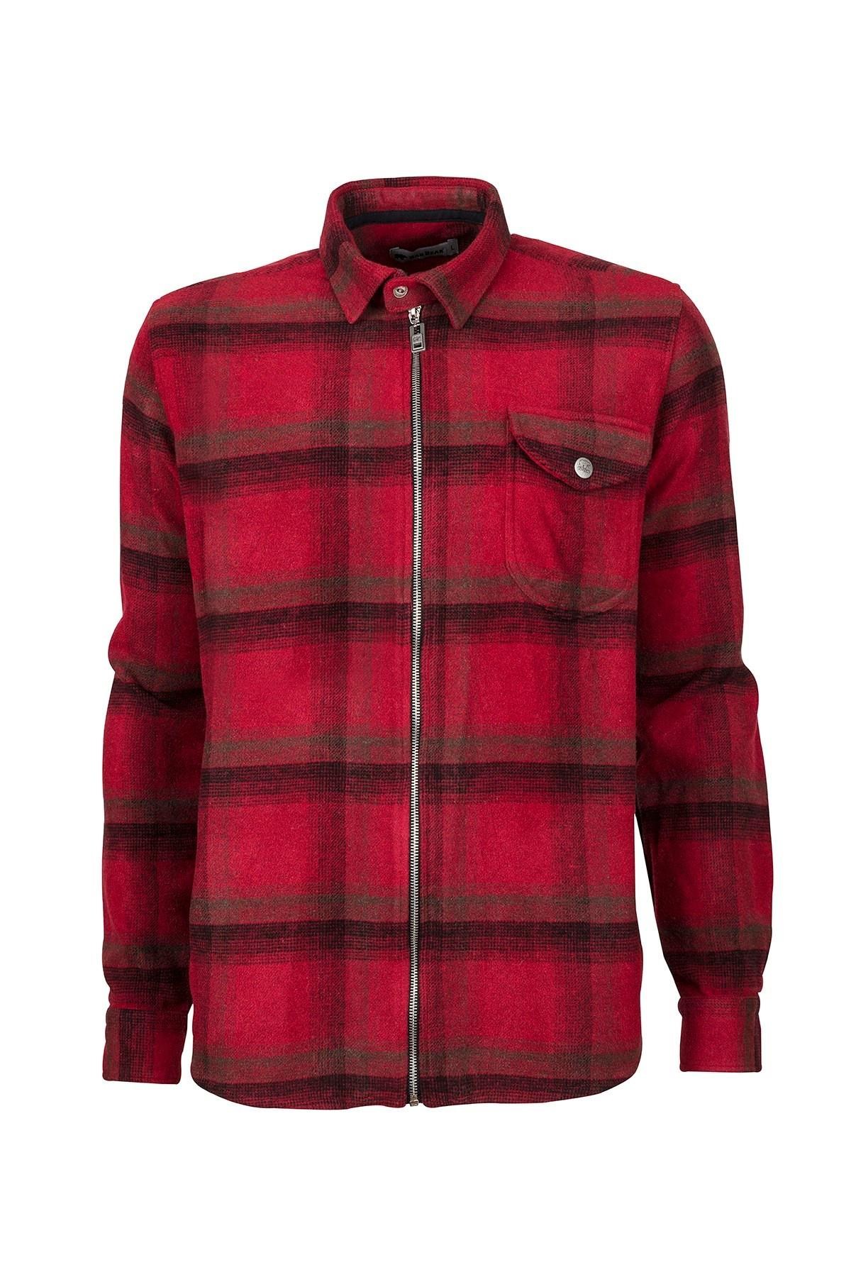 Bad Bear 20.02.30.002-C26 Woodant Shirt Erkek Oduncu Gömlek