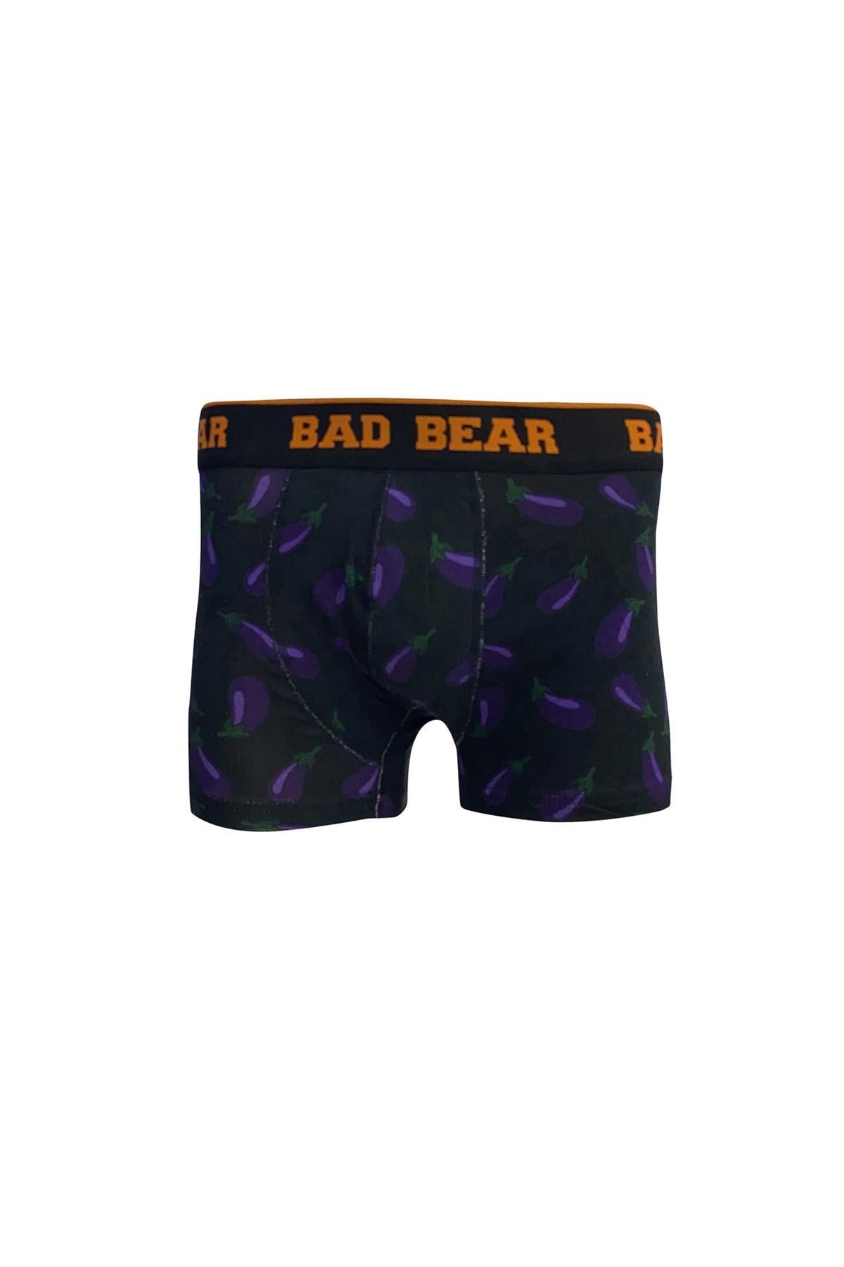 Bad Bear 21.01.03.006-C01 Eggplant Erkek Boxer