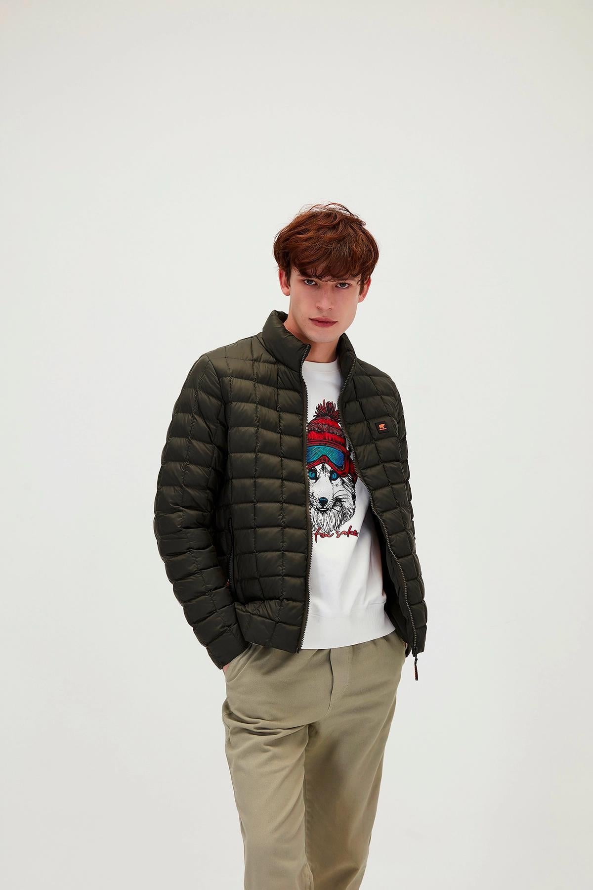 Bad Bear 21.02.15.009-C70 Miner Puffer Erkek Mont