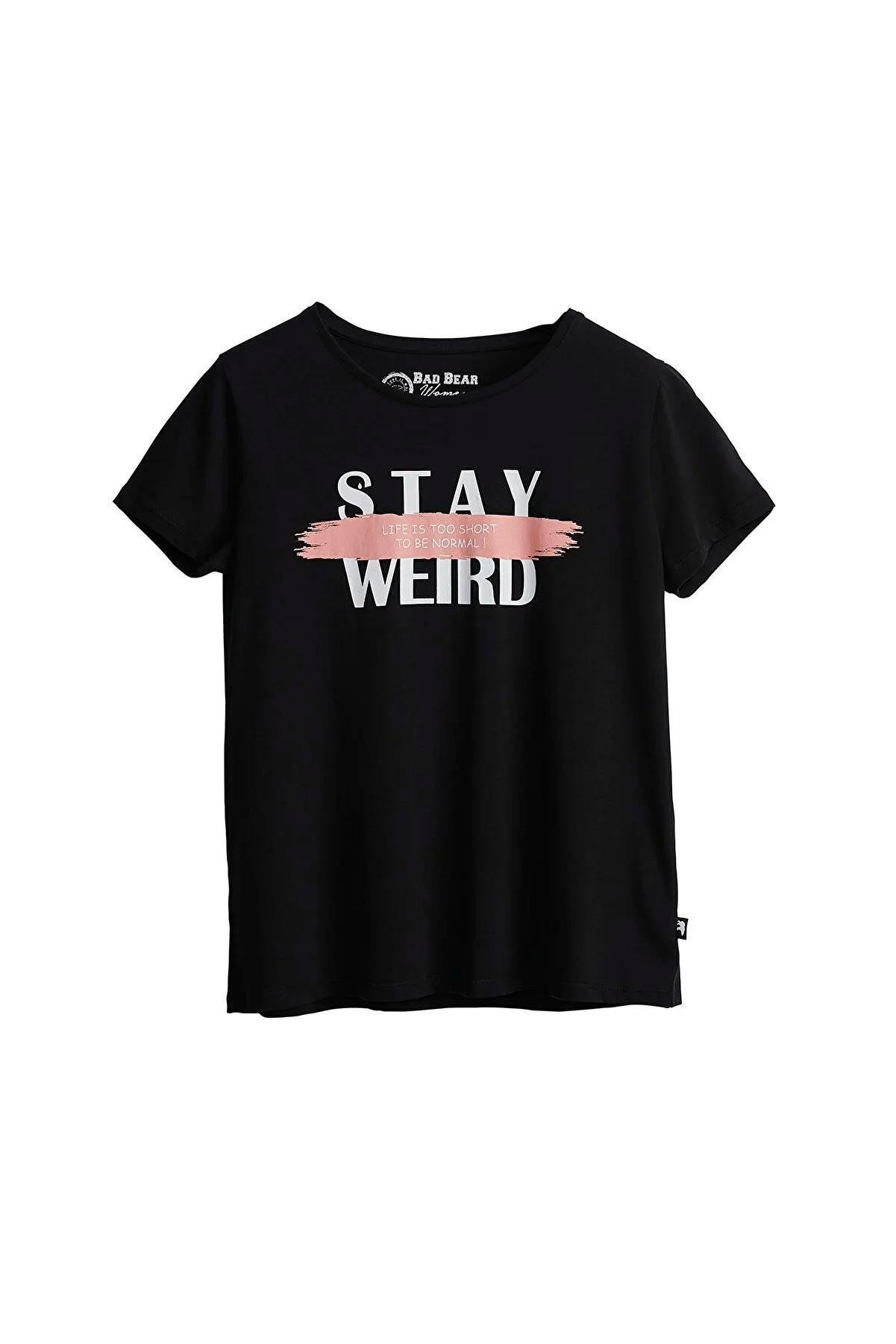 Bad Bear 21.03.07.008-C01 Stay Weird Tee Kadın Tişört
