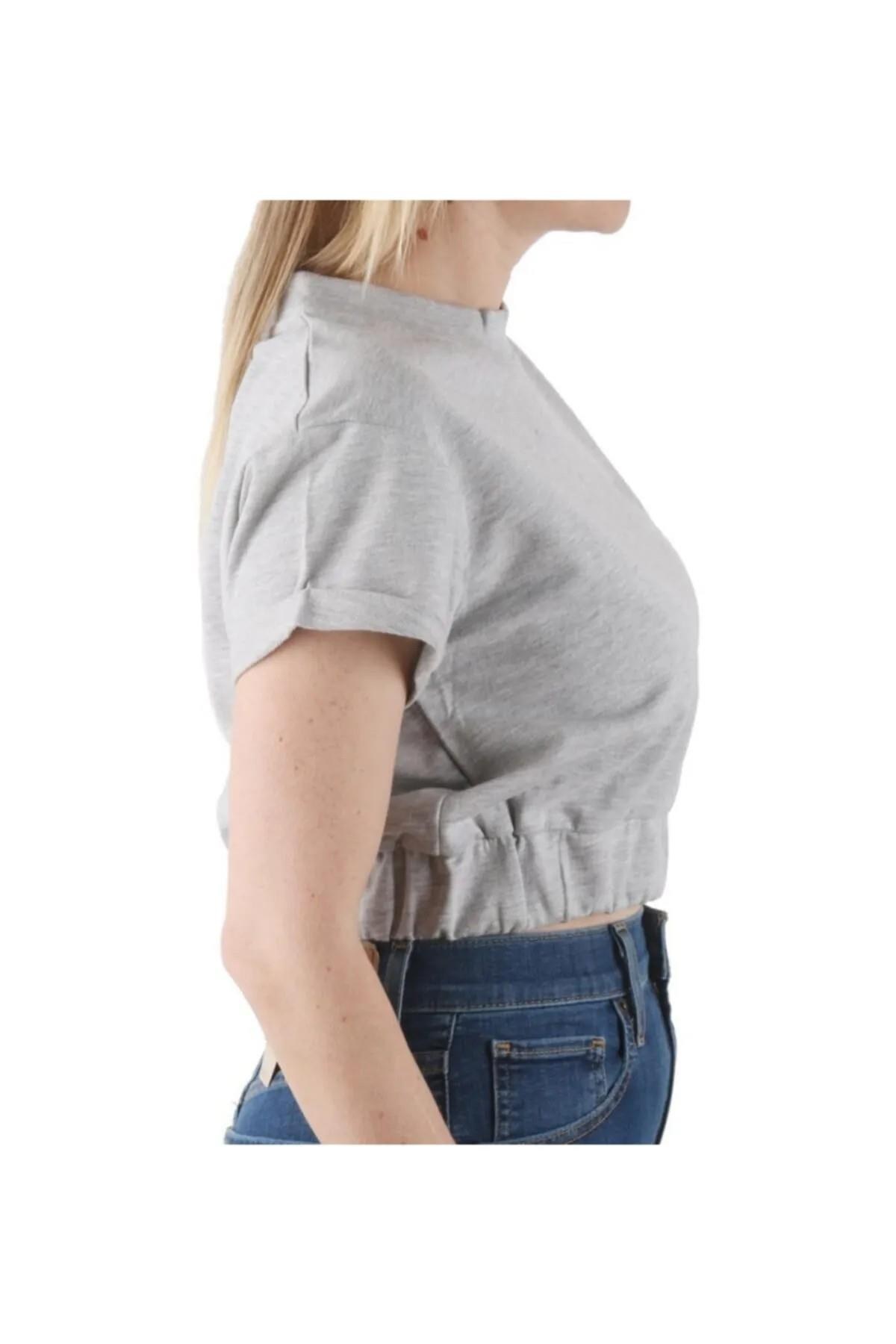 Bad Bear 21.03.12.001-C19 Emma Crop Kadın Sweatshirt