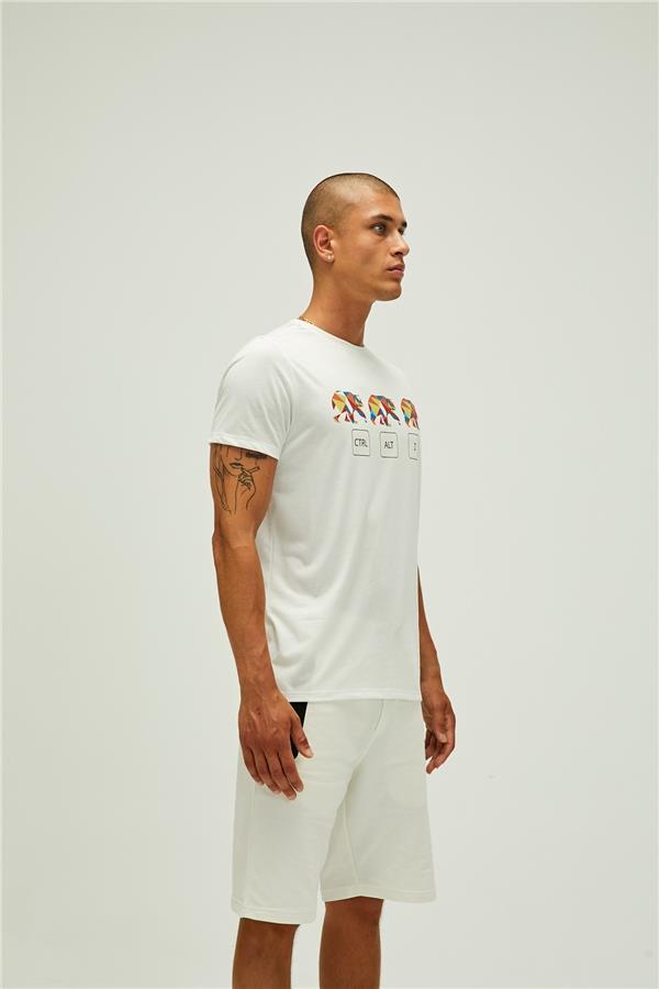 Bad Bear 22.01.07.038-C04 Control Alt Z Erkek Tişört