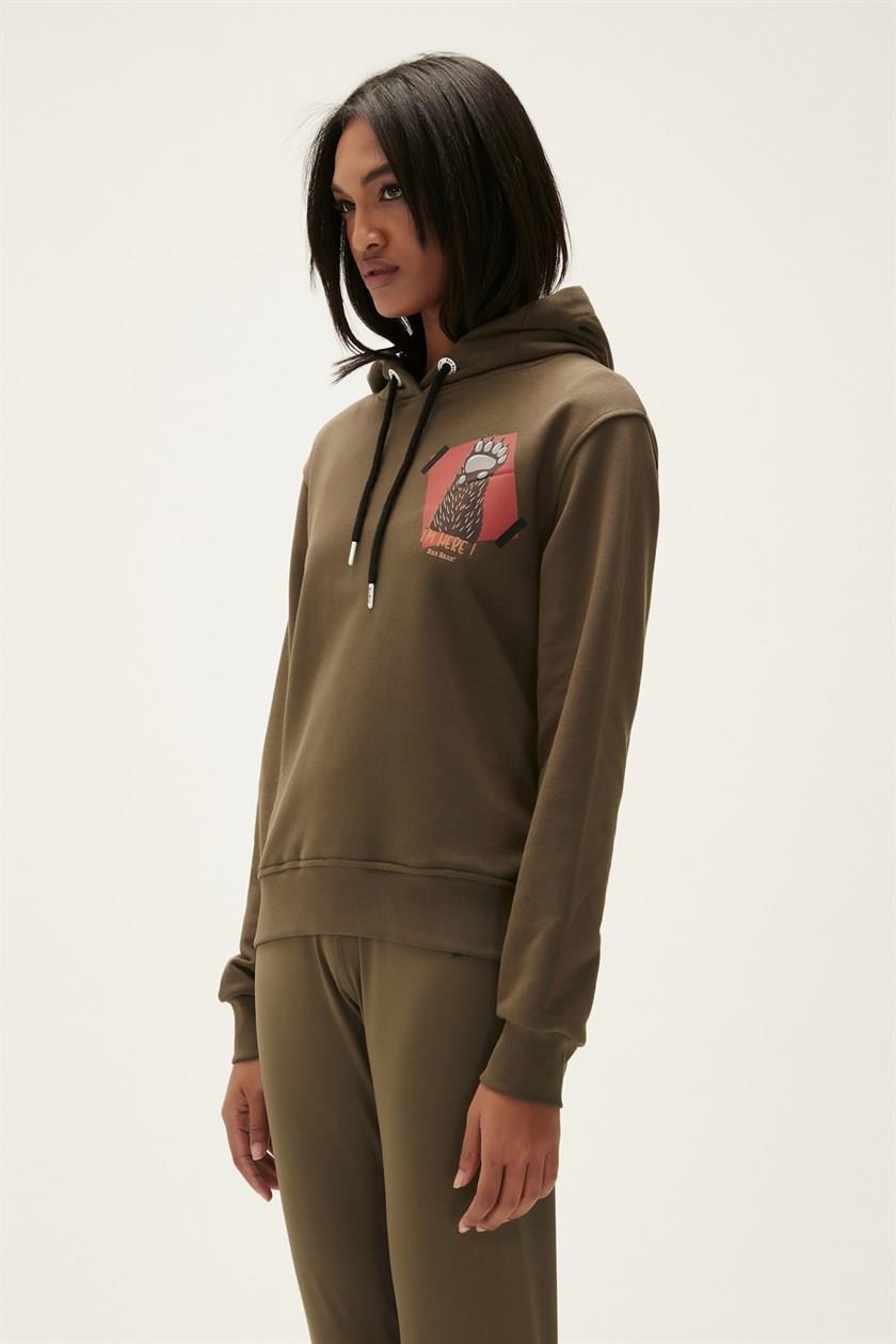 Bad Bear 22.04.12.005-C70 Here Kadın Sweatshirt