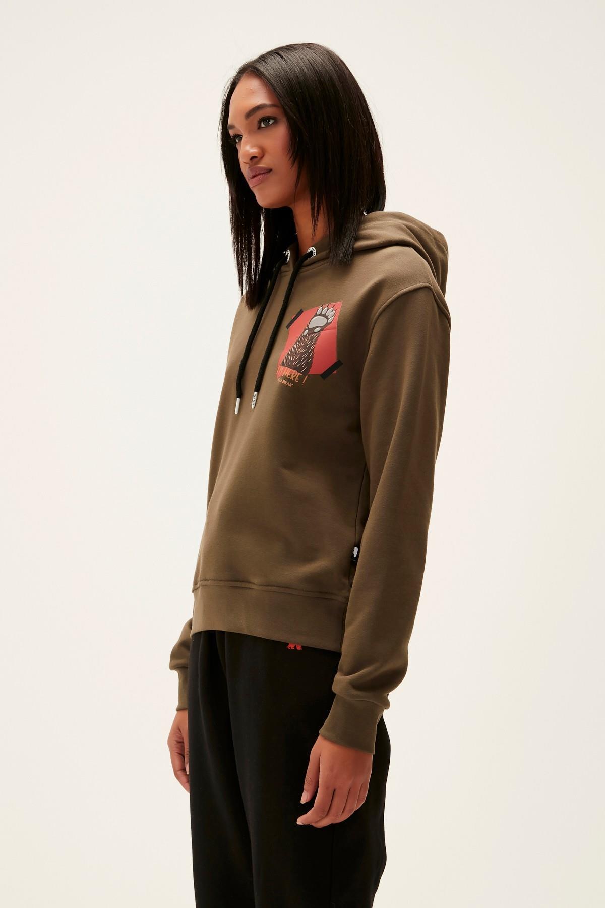 Bad Bear 22.04.12.005-C70 Here Kadın Sweatshirt