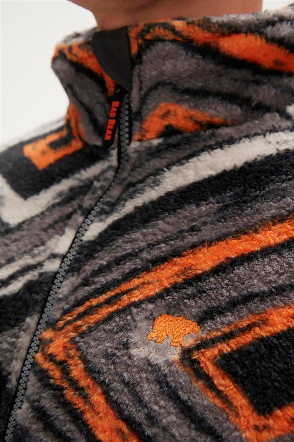 Bad Bear 23.02.29.002-C01 Afro Full-Zip Erkek Peluş Polar