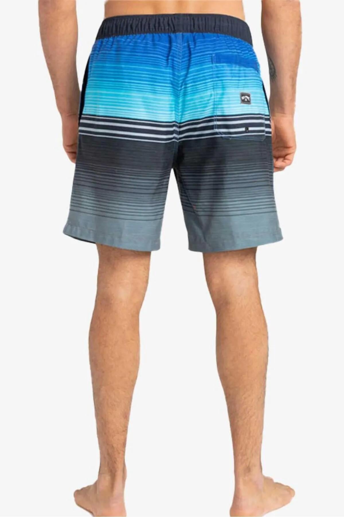 Billabong EBYJV00103-BLU All Day Htr Stripe Lb Erkek Şort Mayo