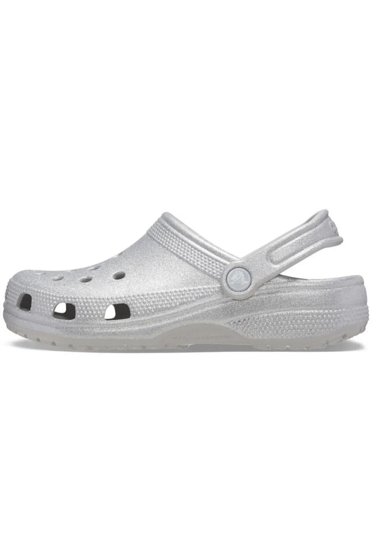 Crocs 205942-0IC Classic Glitter Clog Unisex Sandalet