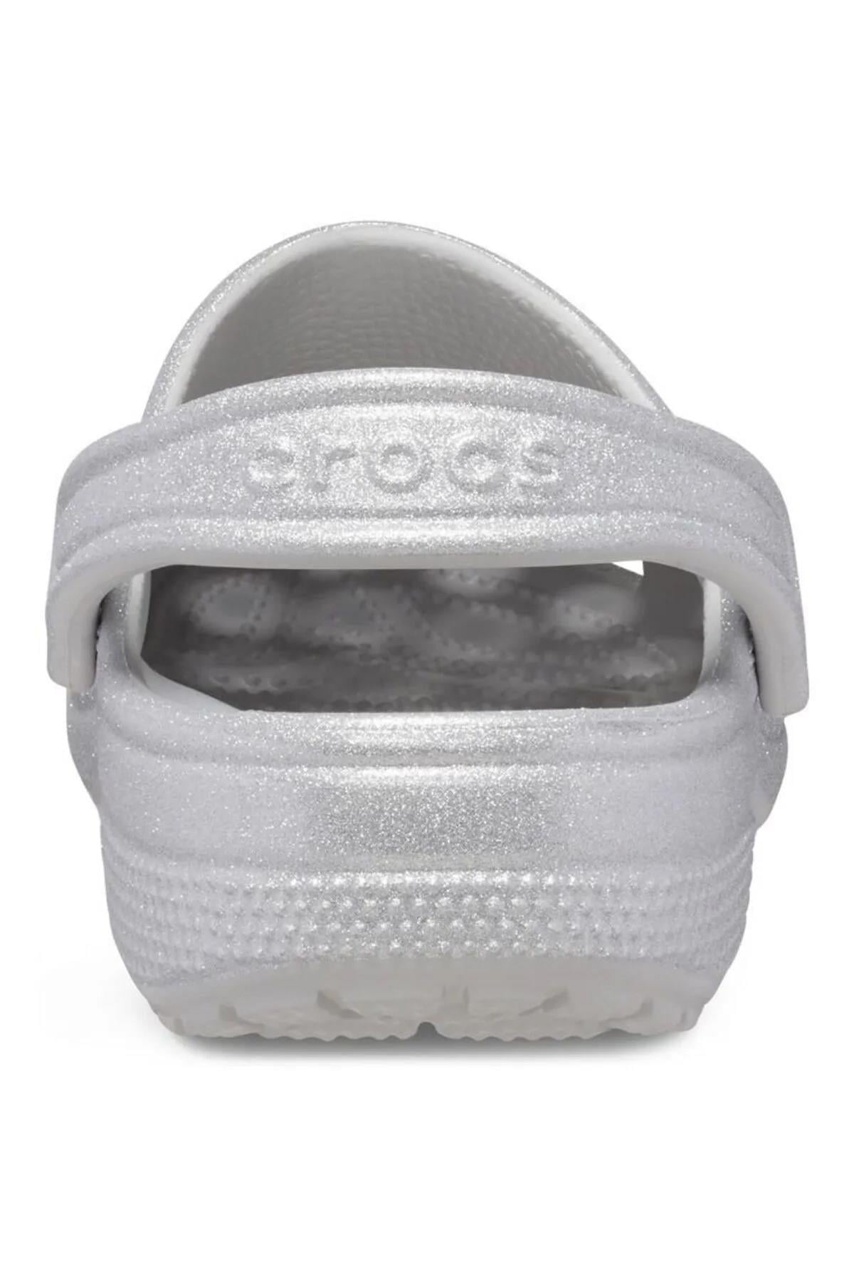 Crocs 205942-0IC Classic Glitter Clog Unisex Sandalet