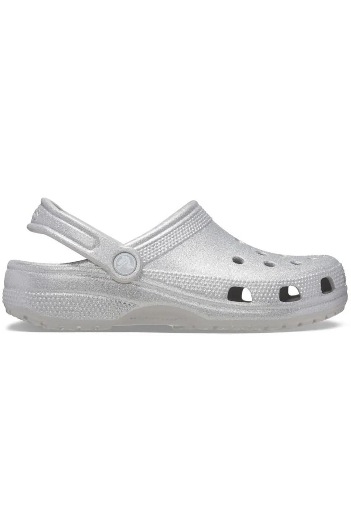 Crocs 205942-0IC Classic Glitter Clog Unisex Sandalet