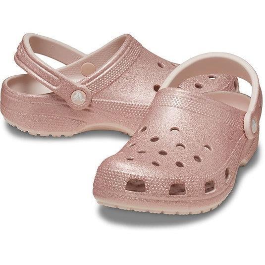 Crocs 205942-6WV Classic Glitter Clog Unisex Sandalet