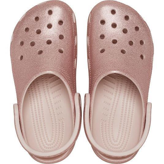 Crocs 205942-6WV Classic Glitter Clog Unisex Sandalet