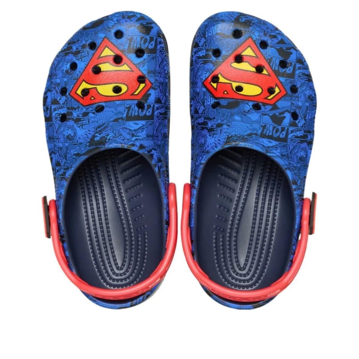 Crocs 211132-90H Superman Classic Clog K Unisex Çocuk Sandalet