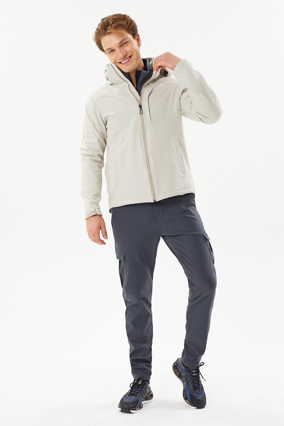 Exuma 2411156-BEİ Erkek Softshell Ceket