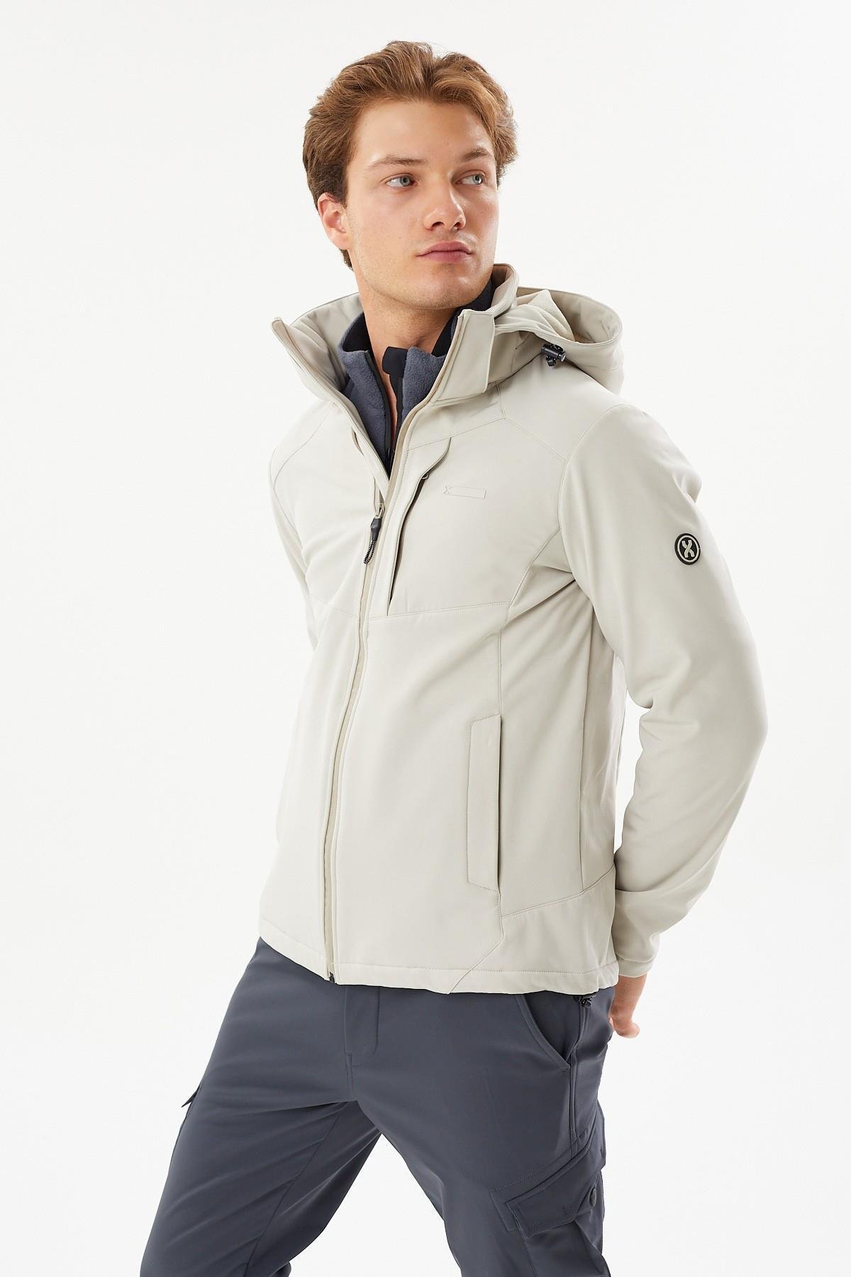 Exuma 2411156-BEİ Erkek Softshell Ceket