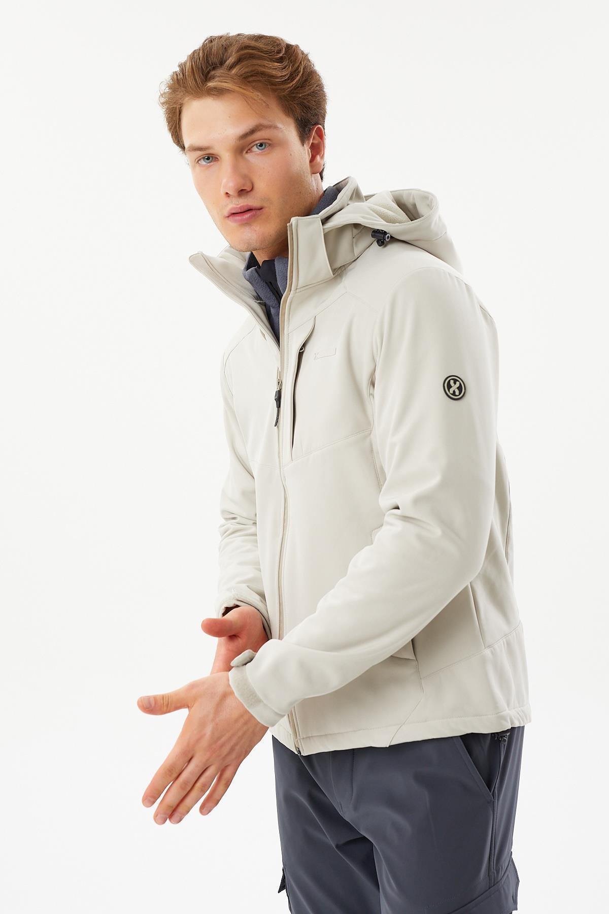 Exuma 2411156-BEİ Erkek Softshell Ceket