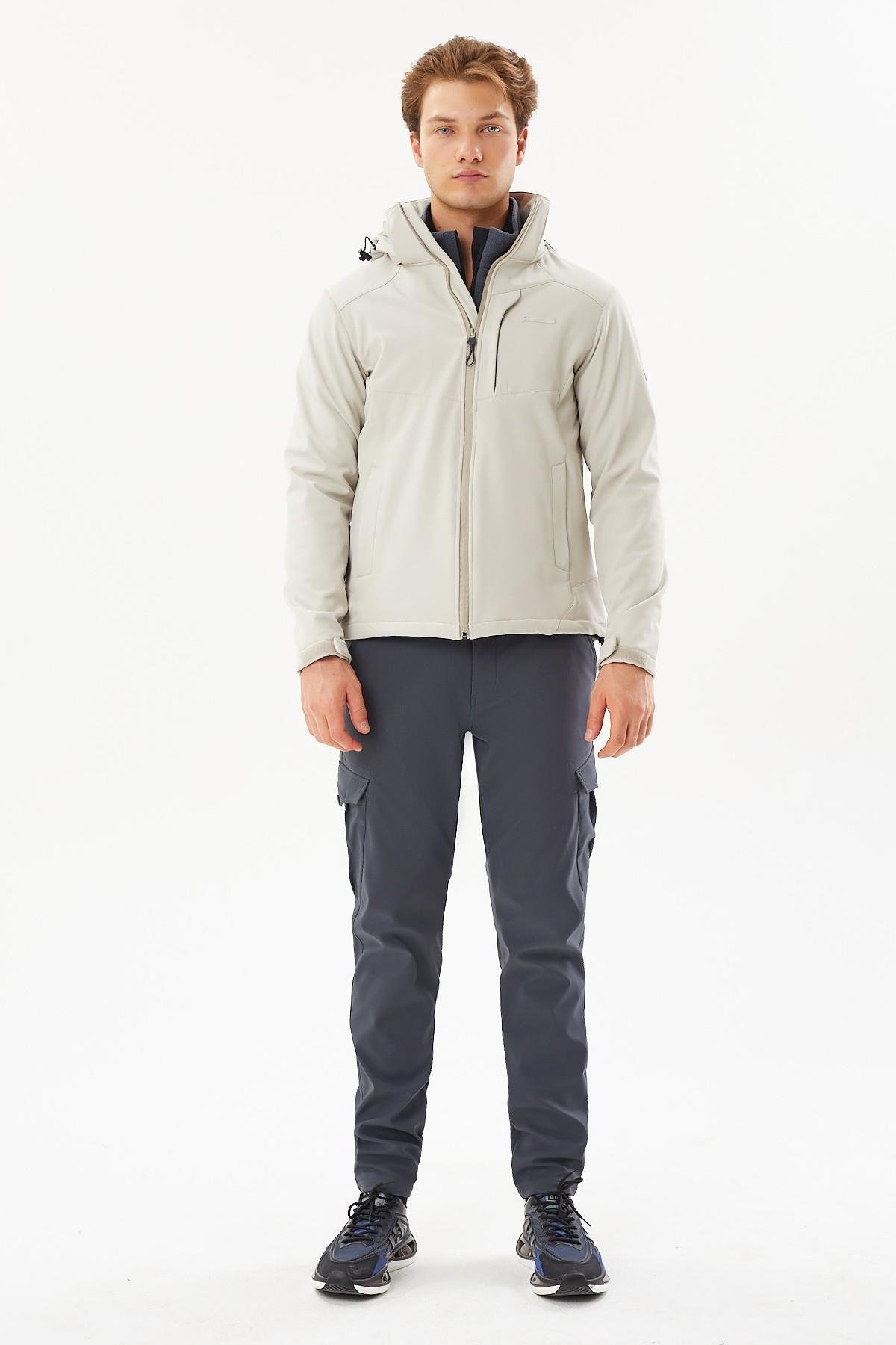 Exuma 2411156-BEİ Erkek Softshell Ceket