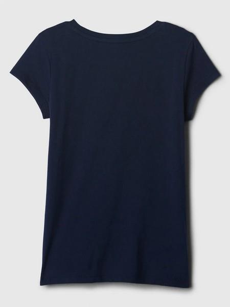 GAP 460525011 V-Hs Ss Value Logo Tee Kız Çocuk Tişört