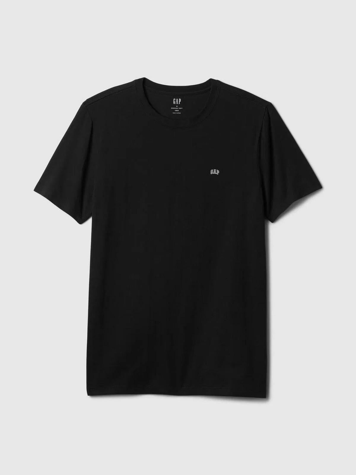 GAP 502022002 V-Frch Everyday Soft Micro Logo Crew Erkek Tişört