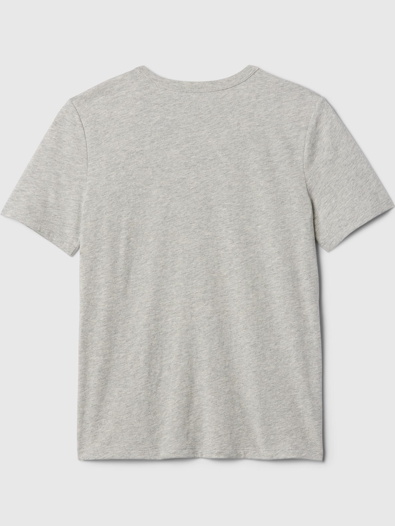 GAP 708370001 V-Bas Ss Logo Tee Erkek Çocuk Tişört