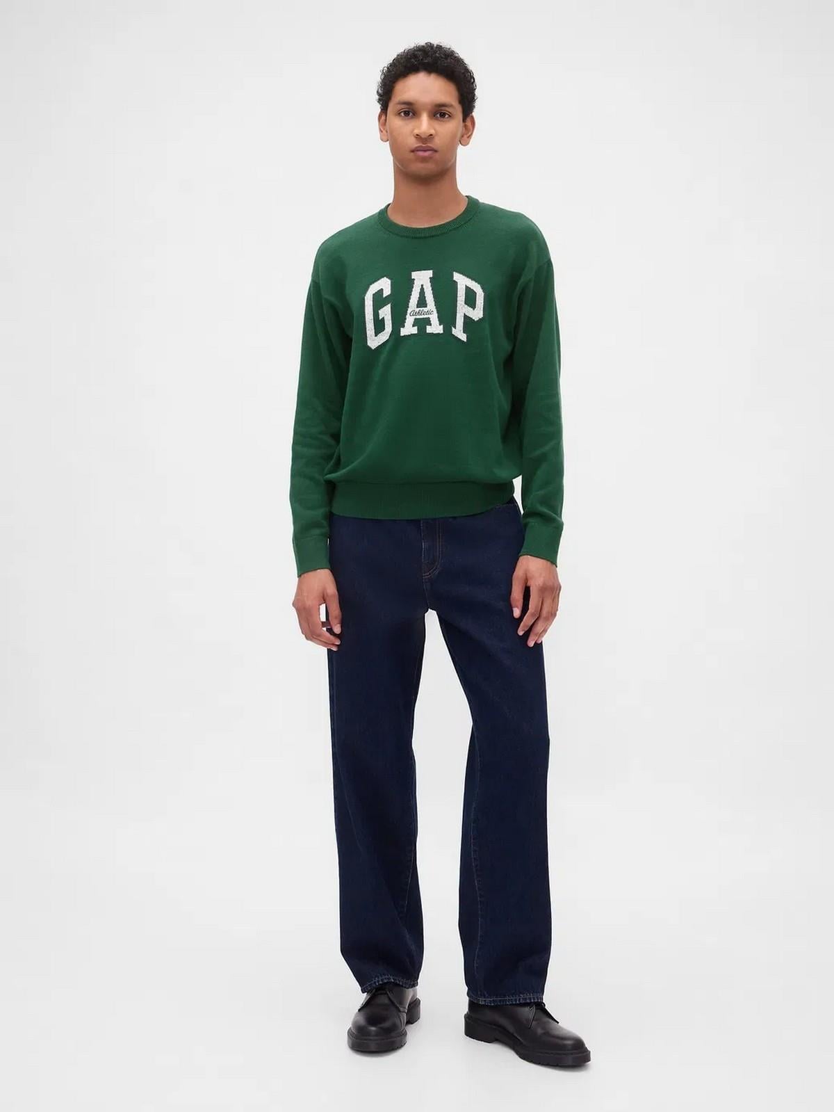 Gap 789791000 V-Intx Gap Athletic Intarsia Rlxd Erkek Kazak