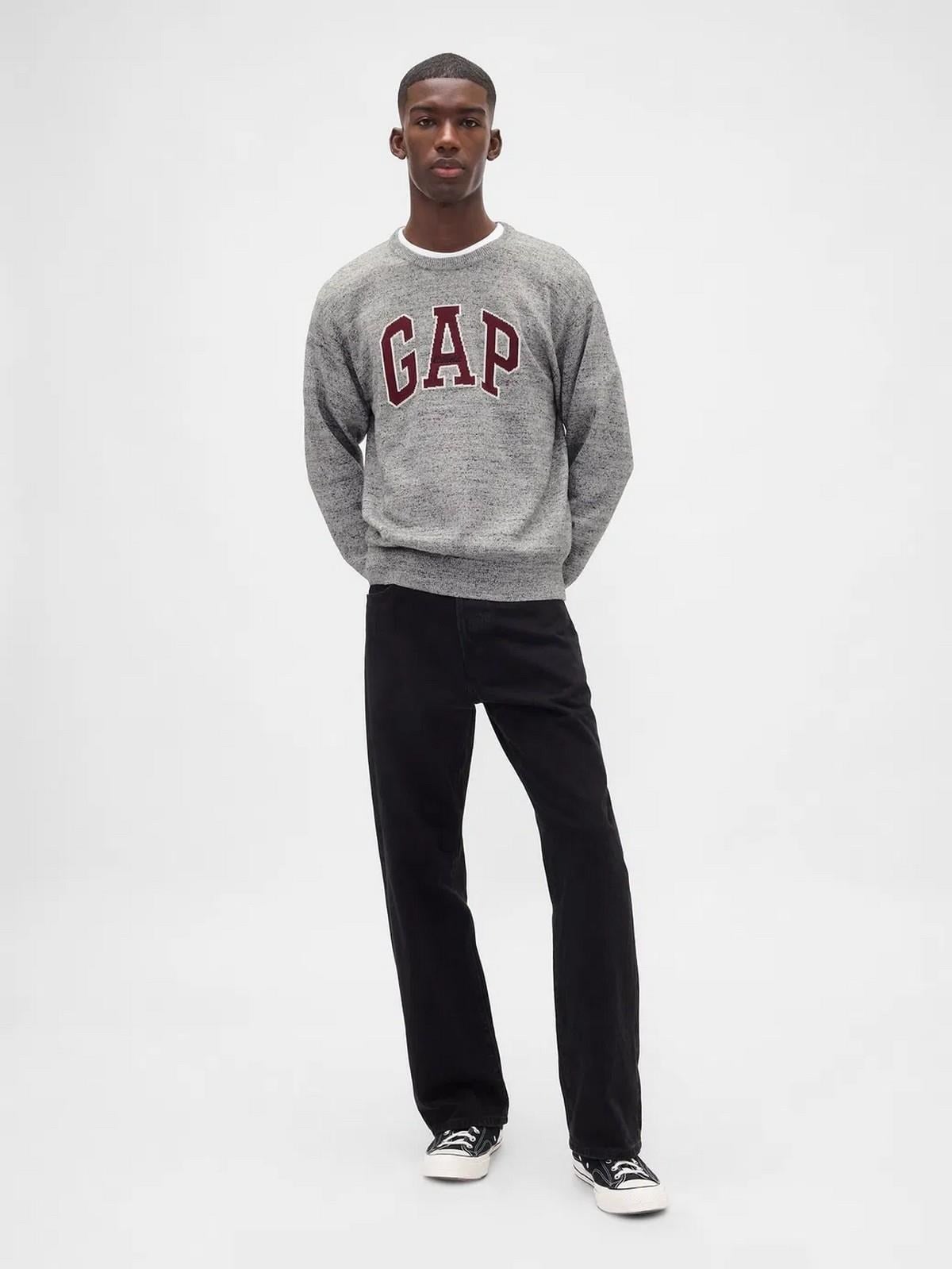 Gap 789791002 V-Intx Gap Athletic Intarsia Rlxd Erkek Kazak