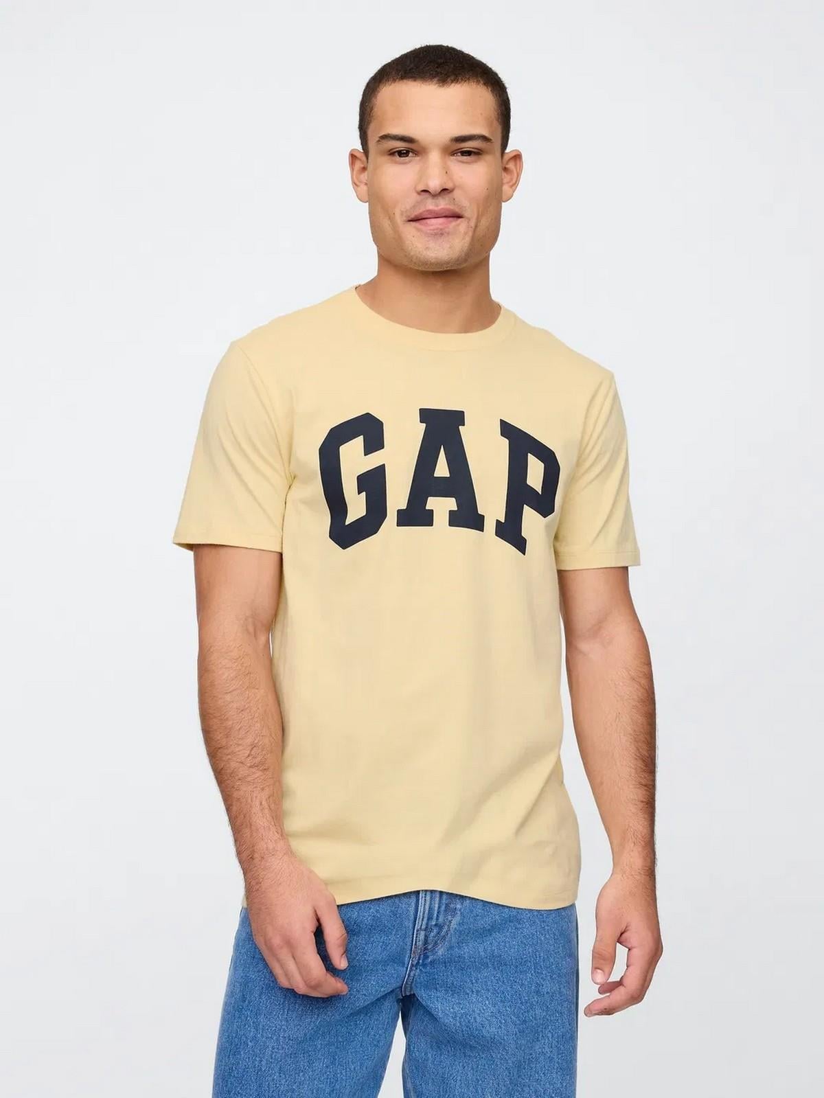 GAP 856659026 V-Everyday Soft Basic Logo T Erkek Tişört