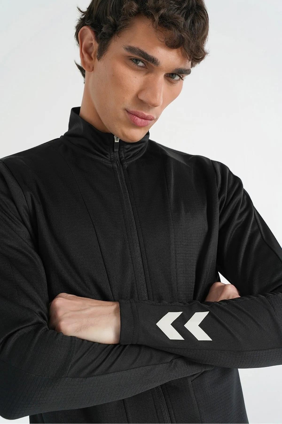 Hummel 922318-2001 Tinsel Zip Erkek Spor Ceket