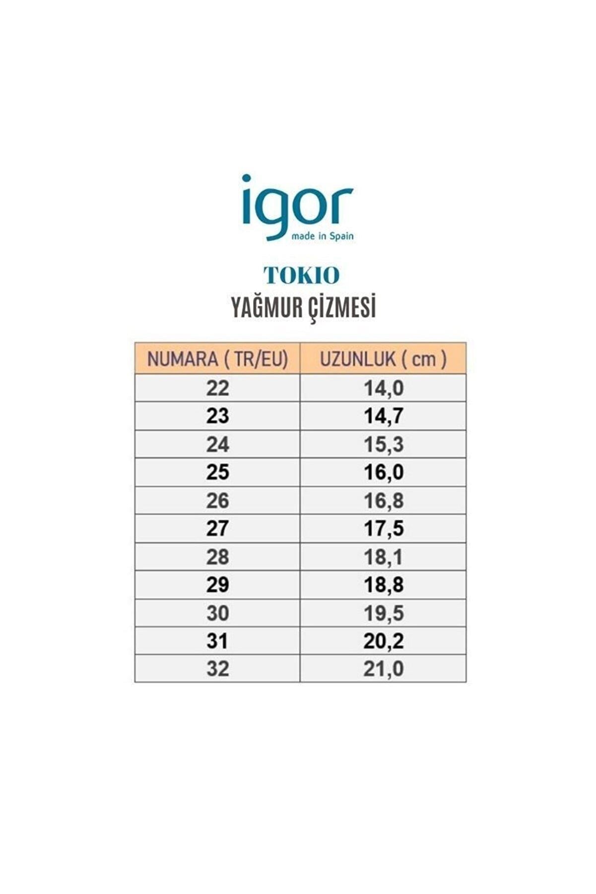 Igor W10274-225 Tokio Unisex Çocuk Yağmur Çizmesi