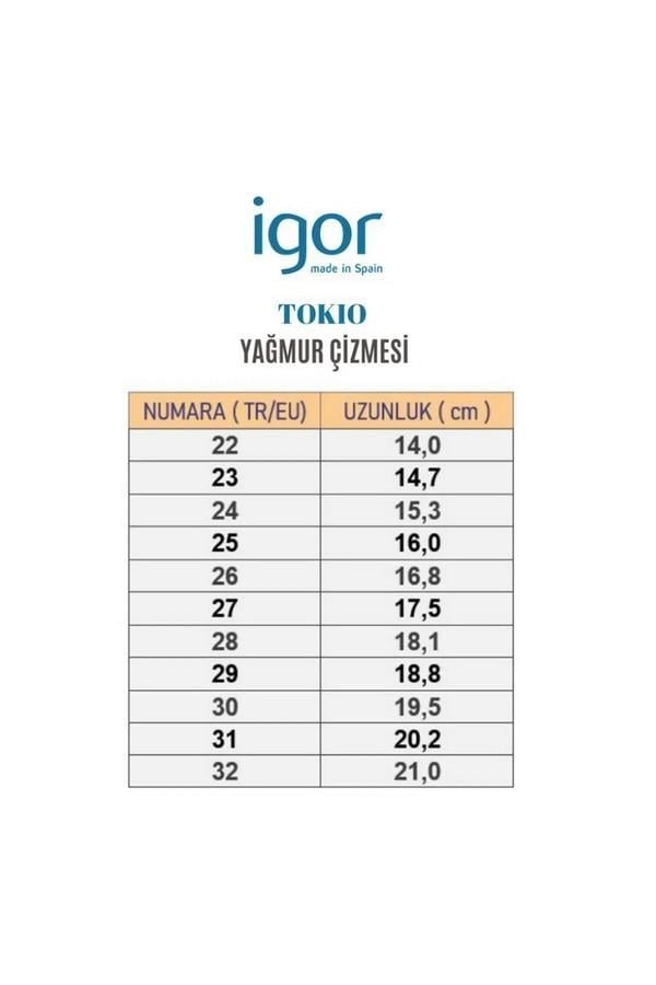 Igor W10290-013 Tokio Borreguito Çocuk Yağmur Çizmesi