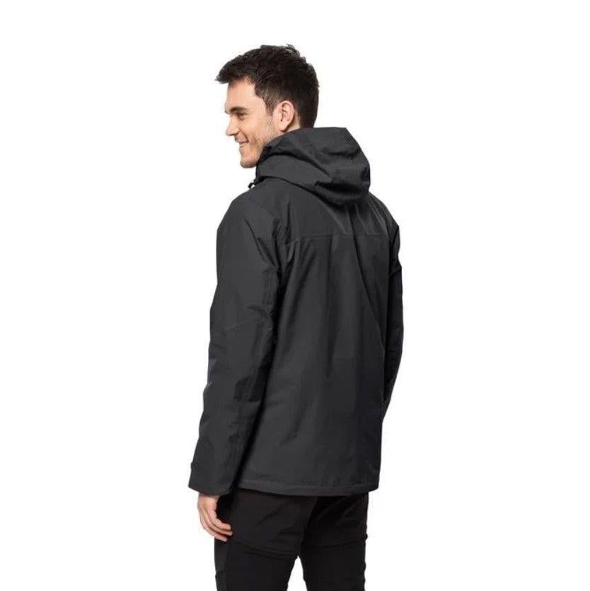 Jack Wolfskin 1115261-6000 Jasper 3IN1 Jkt M Erkek Outdoor Mont