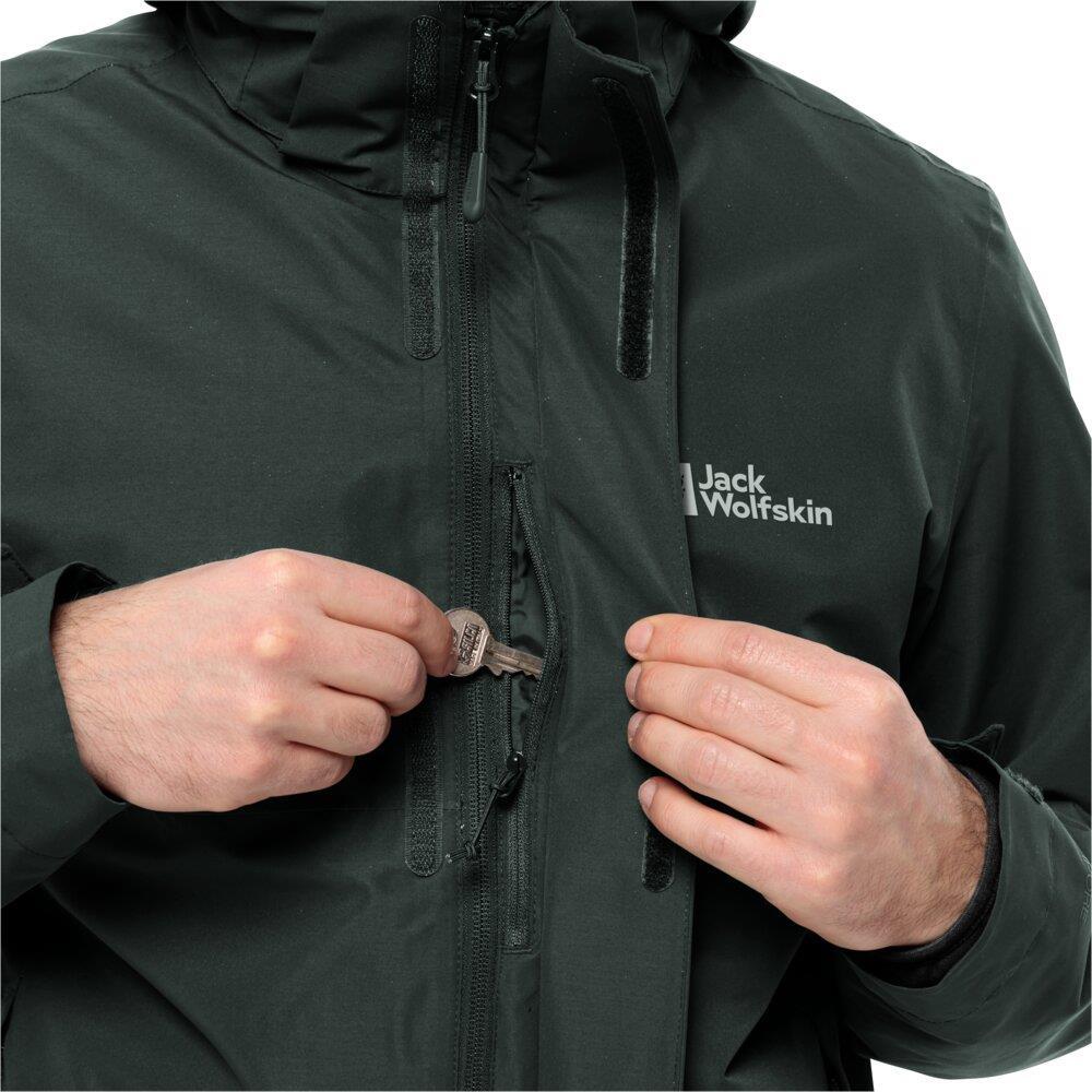 Jack Wolfskin 1116251-4161 Luntal 3IN1 Jkt M Erkek Outdoor Mont