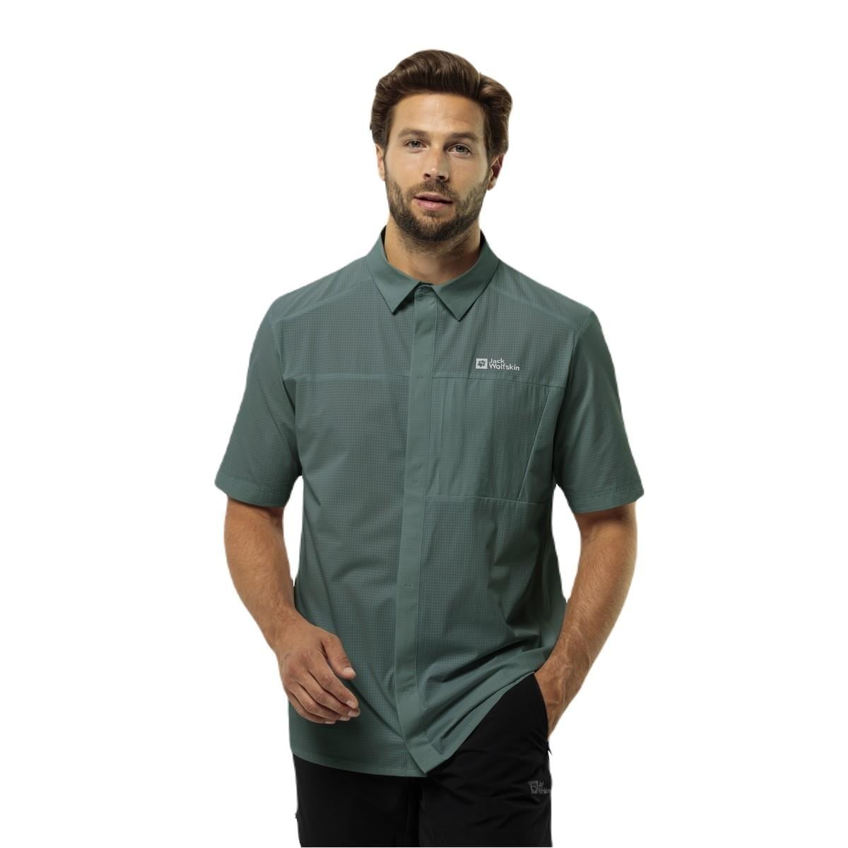 Jack Wolfskin 1404071 Vandra S/S M Erkek Gömlek