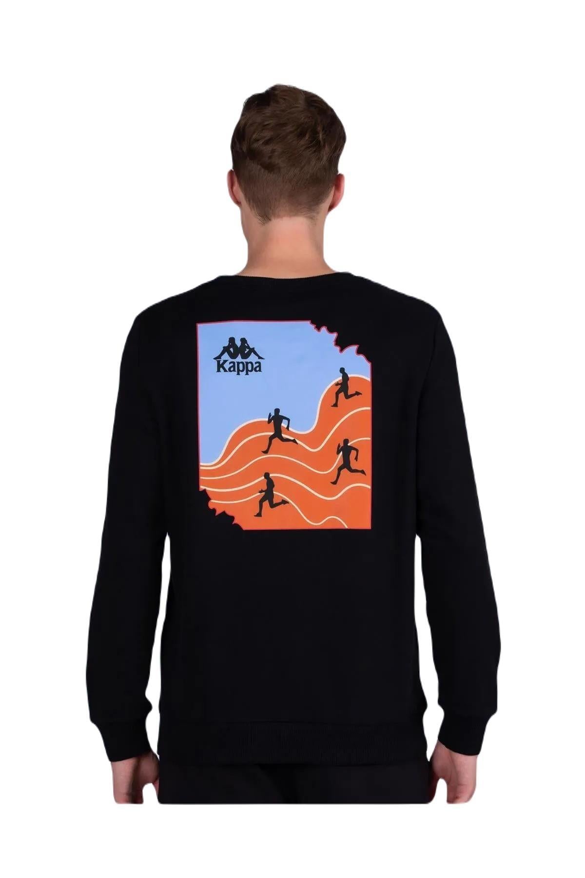 Kappa 361G7PW005 Authentic Graphik Virl Tk Erkek Sweatshirt