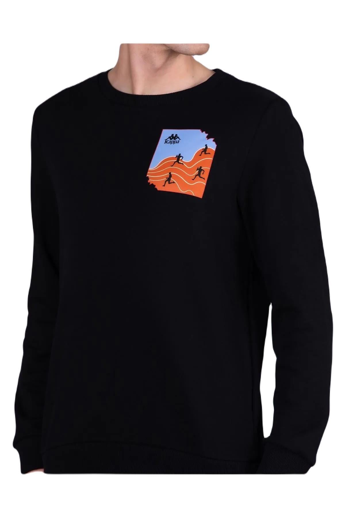 Kappa 361G7PW005 Authentic Graphik Virl Tk Erkek Sweatshirt