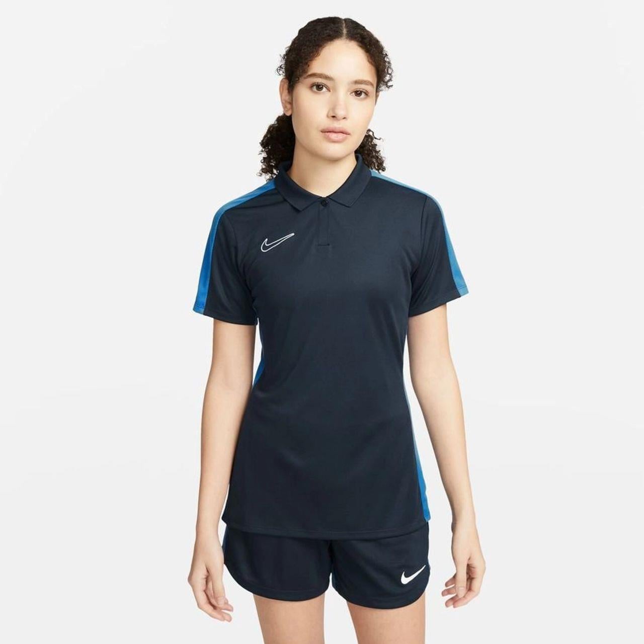 Nike DR1348-451 Dri-Fit Academy Kadın Polo Tişört