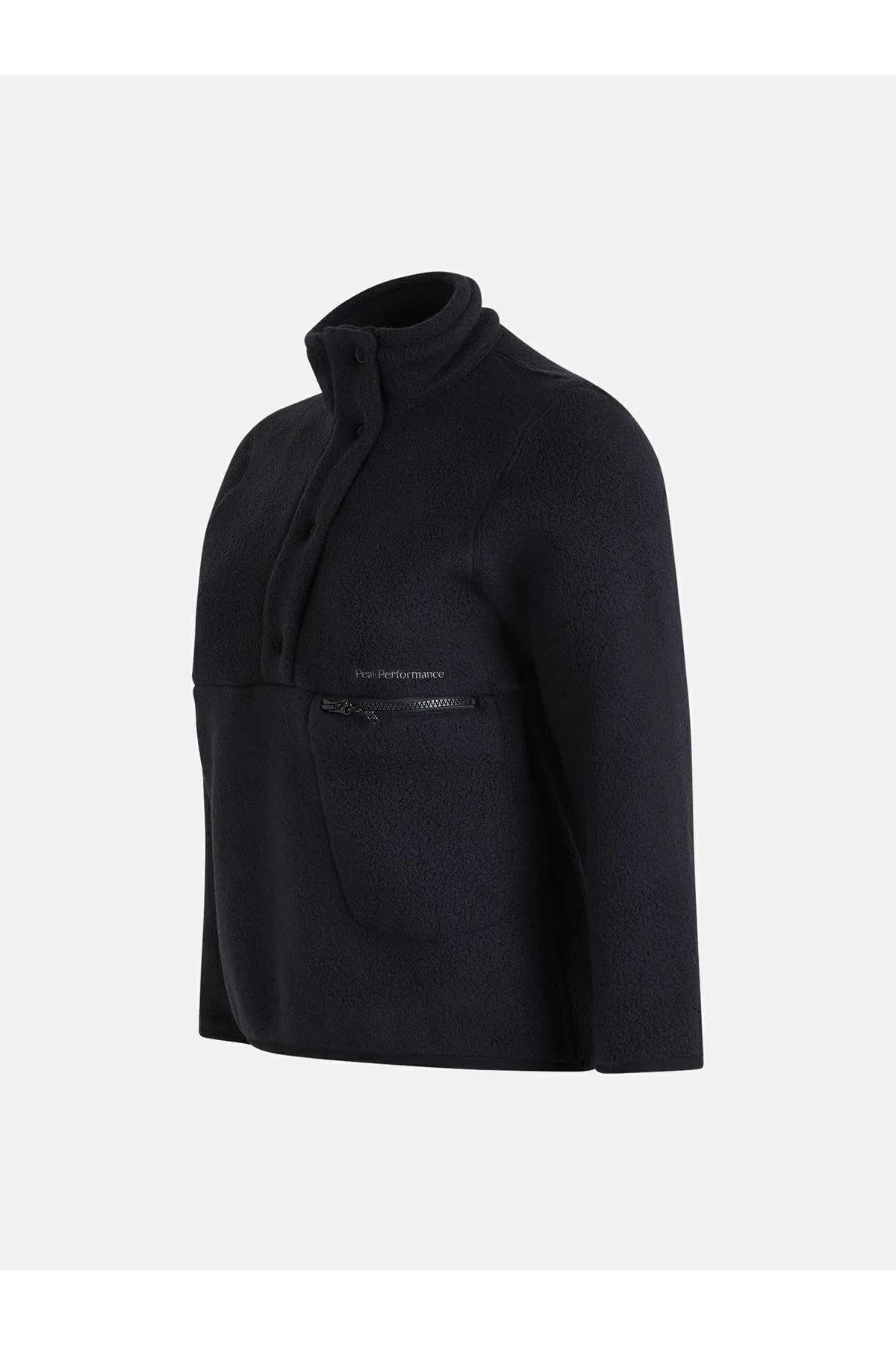 Peak Performance G78130100 W Fleece Snap T-Neck Kadın Polar