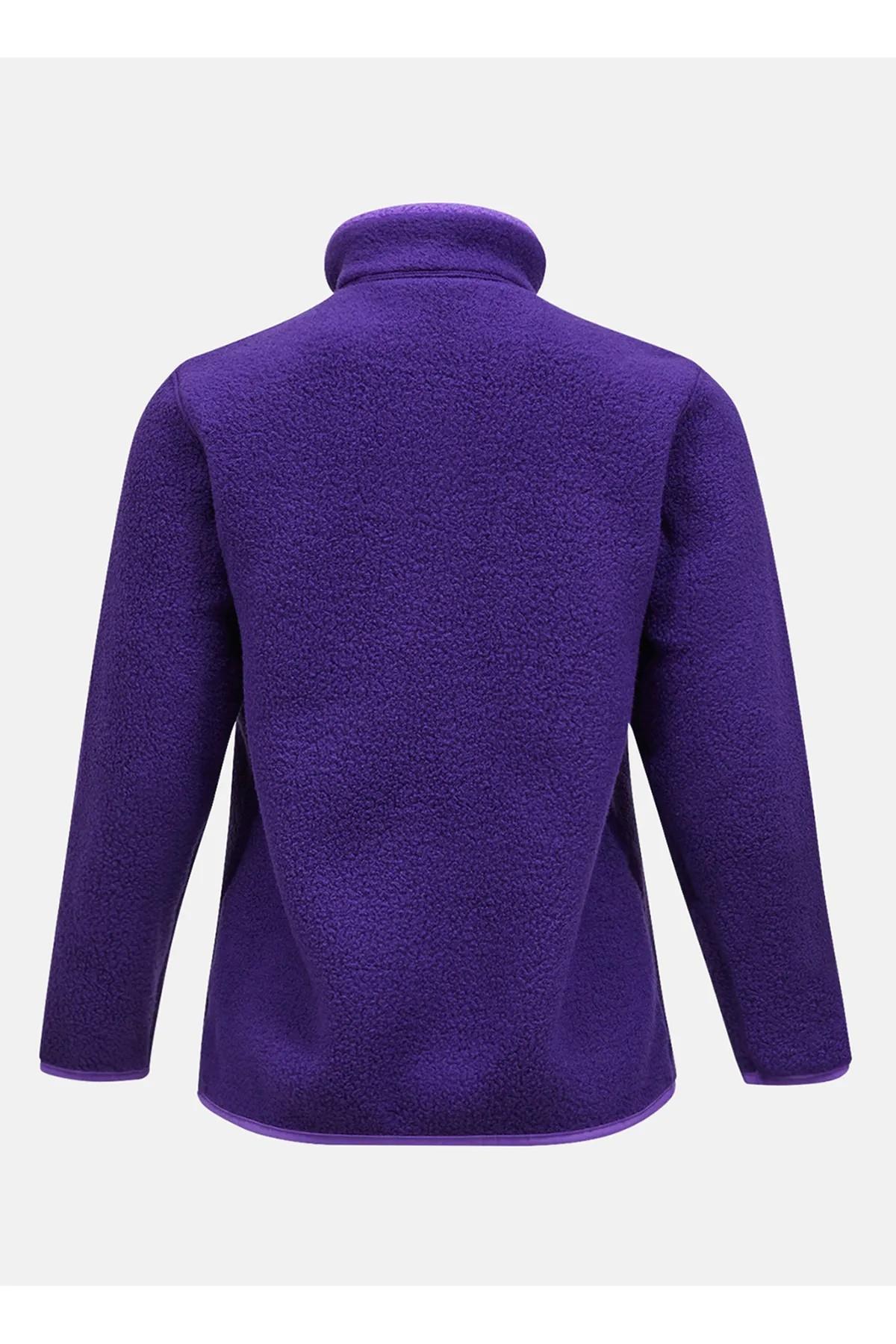 Peak Performance G78130120 W Fleece Snap T-Neck Kadın Polar