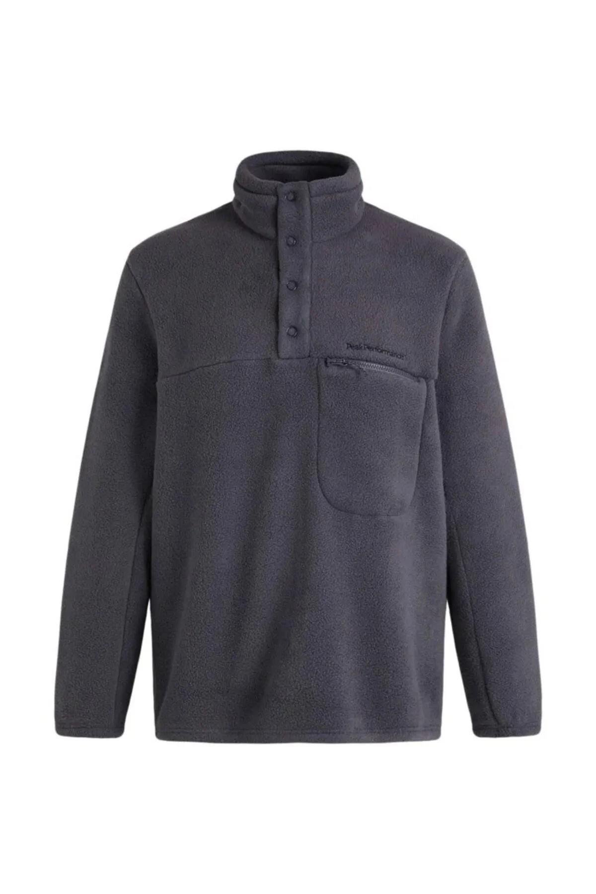 Peak Performance G78165010 M Fleece Snap T-Neck Erkek Polar