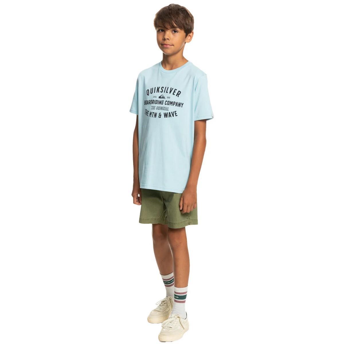 Quiksilver EQBZT04585 Qs Surf Lockup Ss Yth Erkek Çocuk Tişört