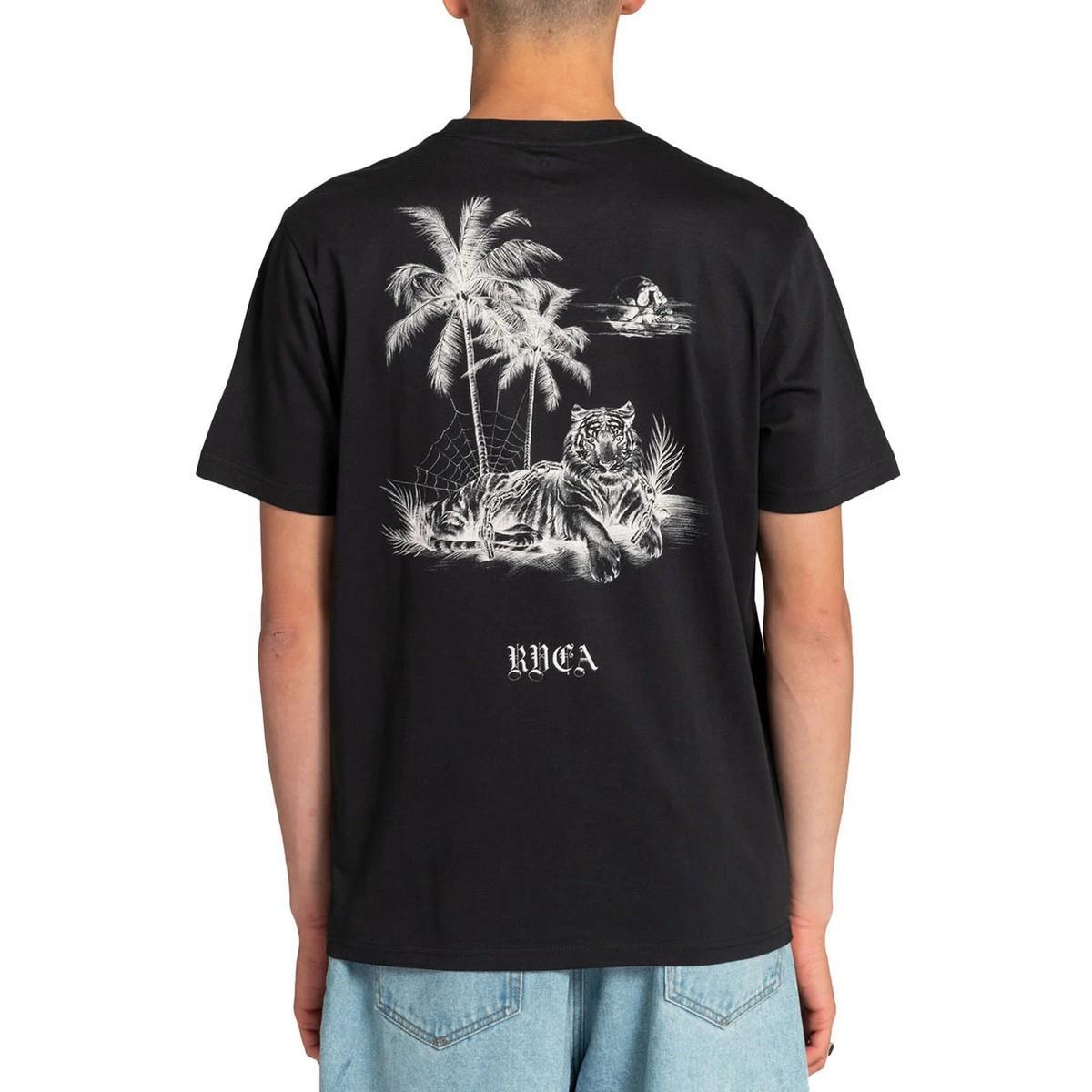 Rvca EVYZT00110 Tiger Beach Ss Tee Erkek Tişört